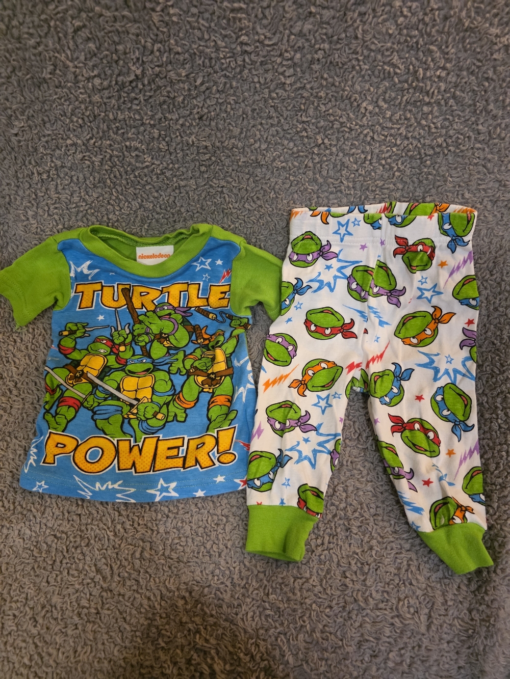 Nickelodeon Pajamas Teenage Mutant Ninja Turtles Size 12 Months Pajamas Set